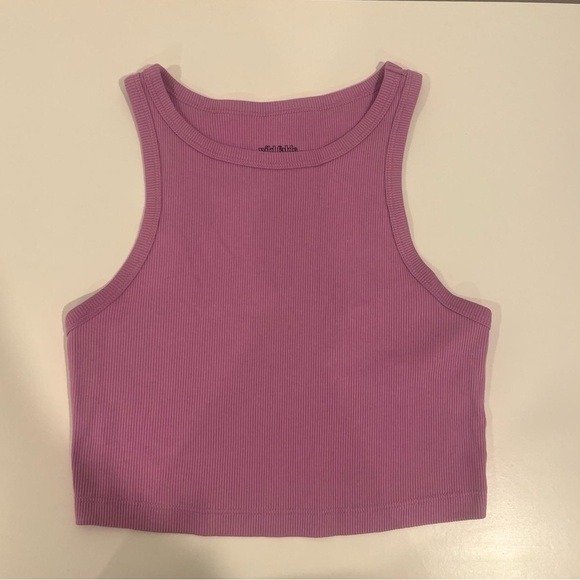 Lilac Ribbed Crop Tank 💜 - Picture 1 of 1